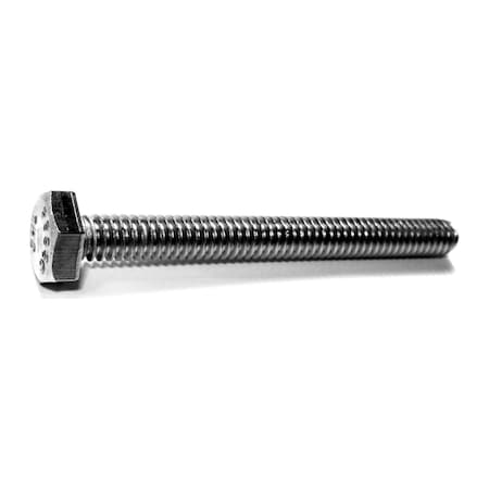 Midwest Fastener 18-8, 1/4"-20 Hex Head Tap Bolt, Plain Stainless Steel, 2-1/2 in L, 6 PK 78663